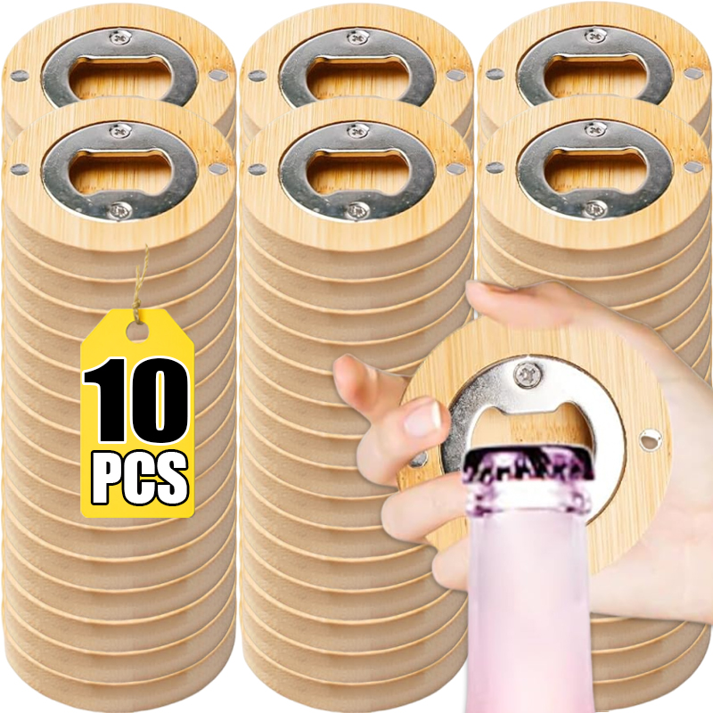 10/1pcs Magnetic Bamboo Bottle - Home Bar And Fridge のレビューと価格