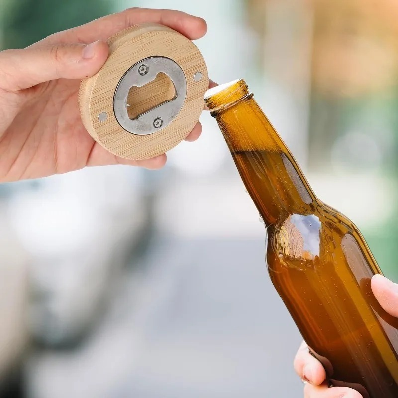 10/1pcs Magnetic Bamboo Bottle - Home Bar And Fridge のレビューと価格