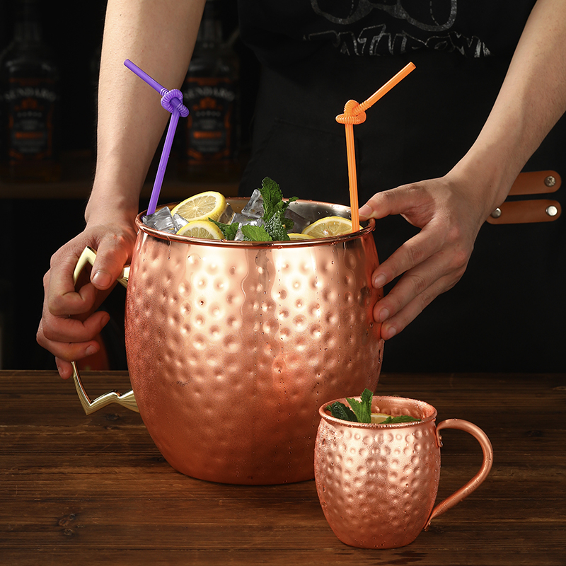 Giant Hammered Moscow Mule Mug - Mule Copper Mug のレビューと価格