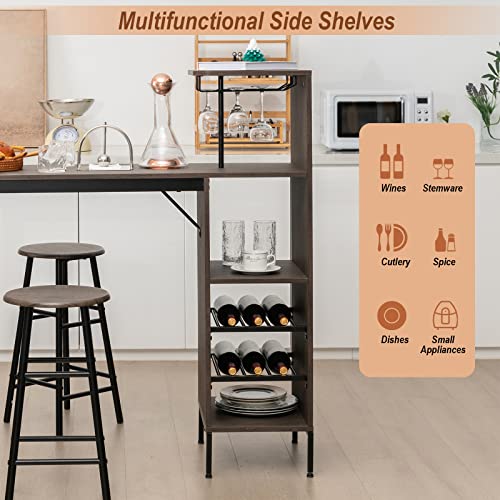3-Piece Industrial Bar Set: Br - Home Bar And Counter のレビューと価格
