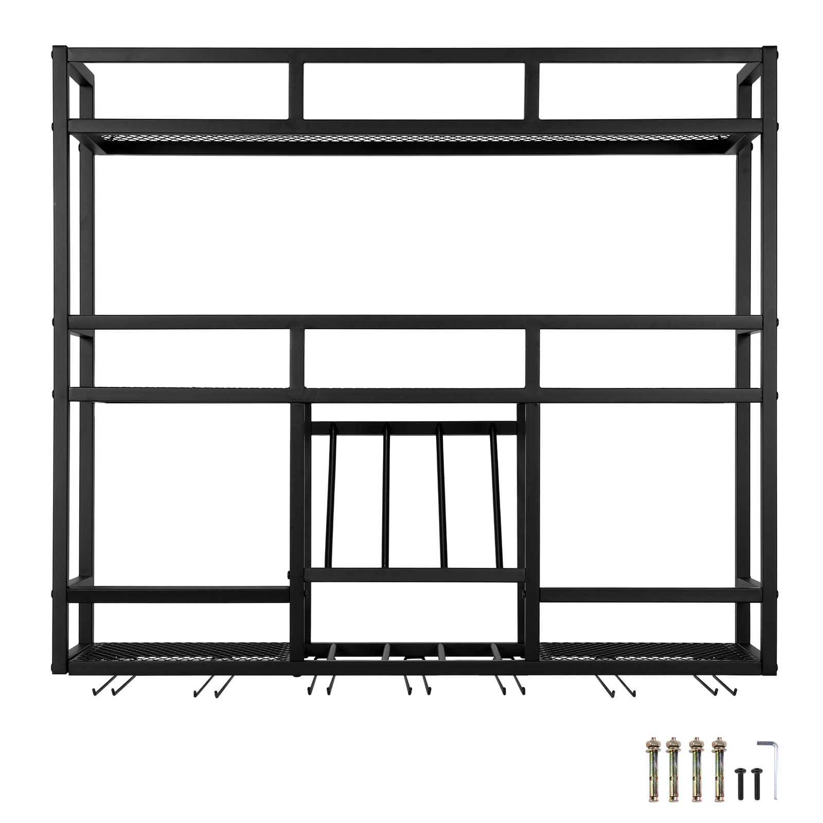 3 Tiers Wall Mounted Wine Rack - Home Bar Shelf のレビューと価格