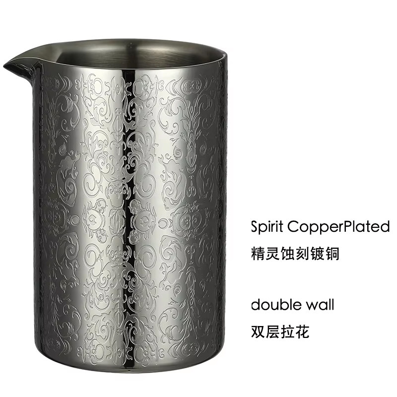Cocktail Mixing Glass Etched W - Bitters Bottle Set のレビューと価格