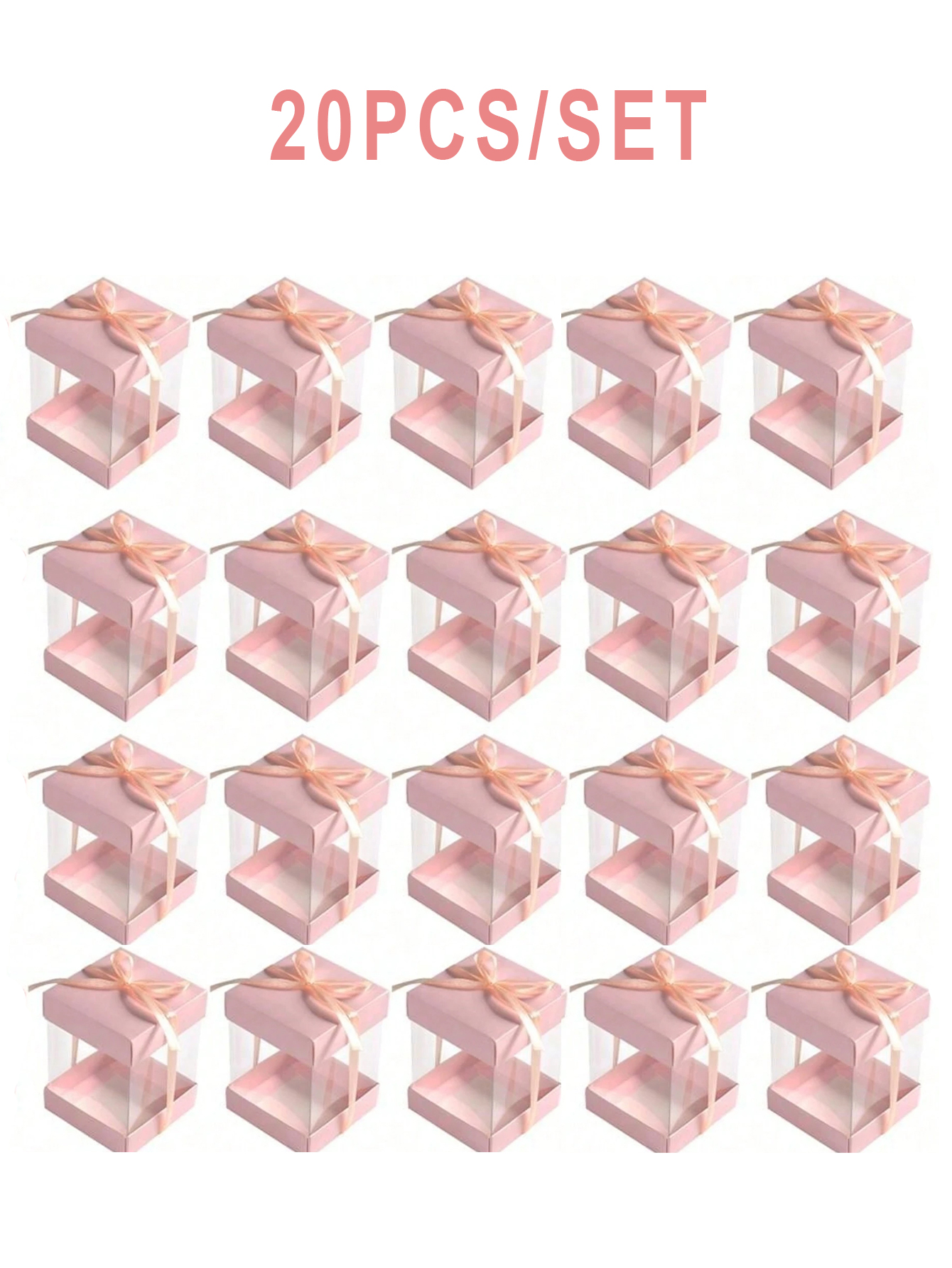 10PCS Clear PET Gift Boxes wit - Bar Cart Gold のレビューと価格