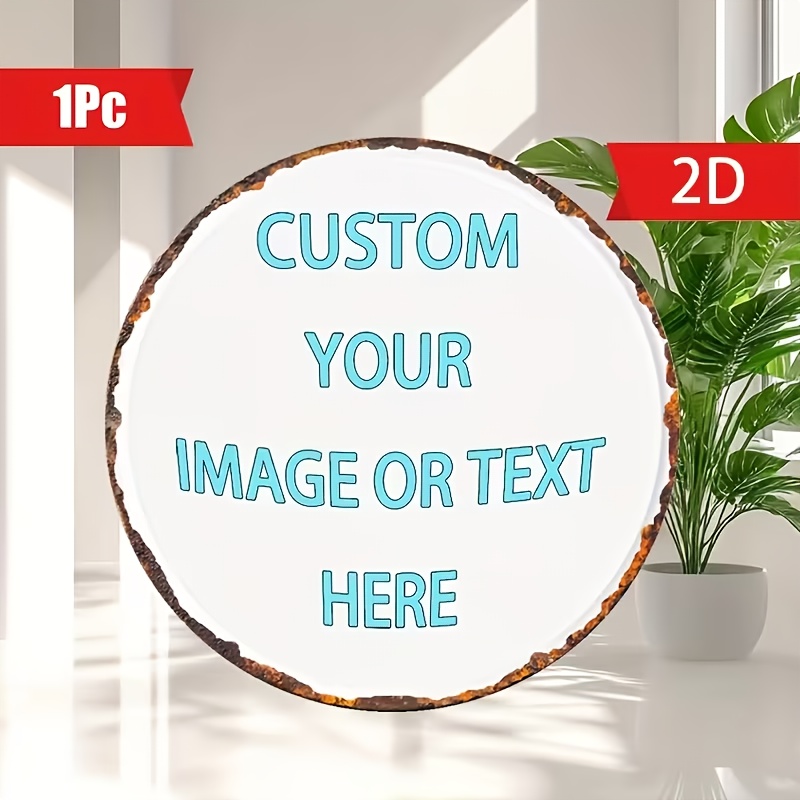 Custom Round Metal Tin Sign, P - Home Bar Signs のレビューと価格